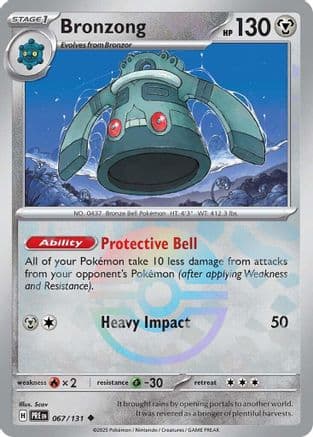 Bronzong (Poke Ball Pattern) — SV: Prismatic Evolutions Pokémon TCG card by Scov