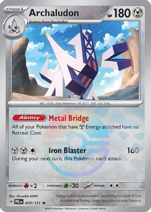 Archaludon (Poke Ball Pattern) — SV: Prismatic Evolutions Pokémon TCG card by Oswaldo KATO