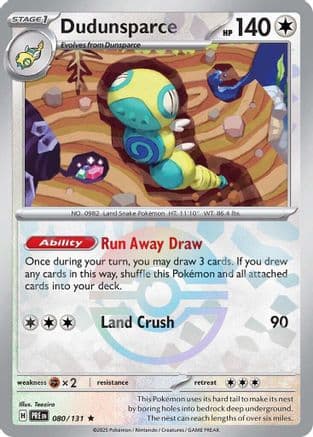 Dudunsparce (Poke Ball Pattern) — SV: Prismatic Evolutions