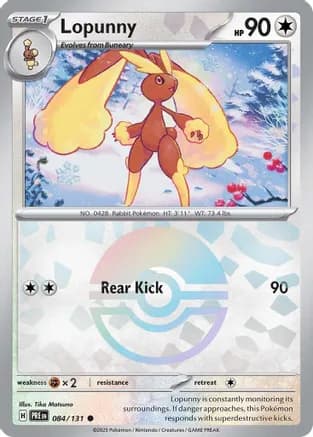 Lopunny (Poke Ball Pattern) — SV: Prismatic Evolutions
