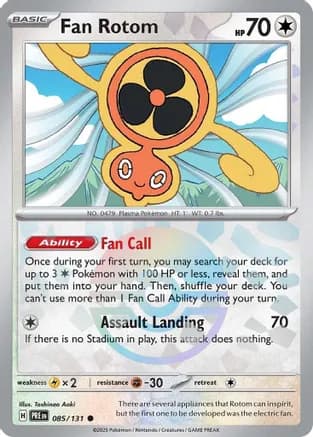 Fan Rotom (Poke Ball Pattern) — SV: Prismatic Evolutions