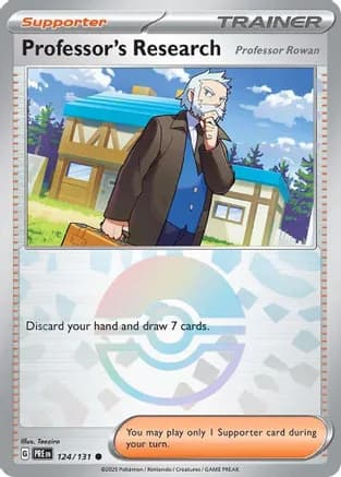 Professor's Research [Professor Rowan] (Poke Ball Pattern) — SV: Prismatic Evolutions