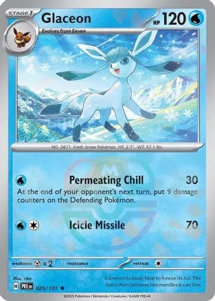 Glaceon (Master Ball Pattern) — SV: Prismatic Evolutions