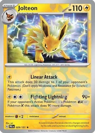 Jolteon (Master Ball Pattern) — SV: Prismatic Evolutions