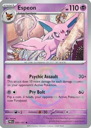 Espeon (Master Ball Pattern) — SV: Prismatic Evolutions