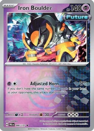 Iron Boulder (Master Ball Pattern) — SV: Prismatic Evolutions