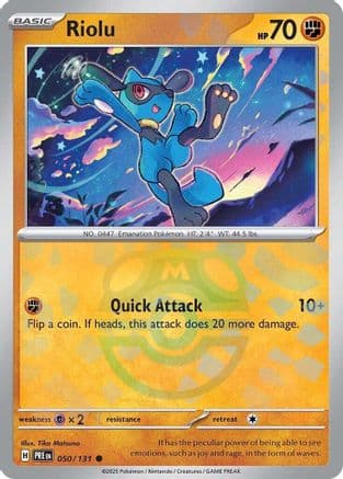 Riolu (Master Ball Pattern) — SV: Prismatic Evolutions