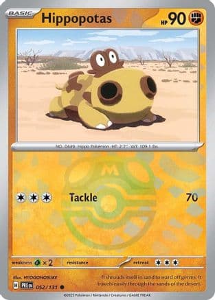 Hippopotas (Master Ball Pattern) — SV: Prismatic Evolutions
