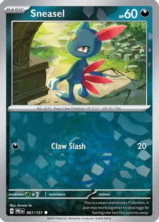 Sneasel (Master Ball Pattern) — SV: Prismatic Evolutions