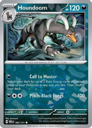 Houndoom (Master Ball Pattern) — SV: Prismatic Evolutions