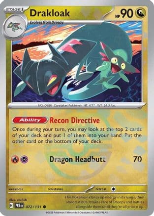 Drakloak (Master Ball Pattern) — SV: Prismatic Evolutions