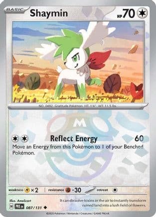 Shaymin (Master Ball Pattern) — SV: Prismatic Evolutions Pokémon TCG card by sowsow