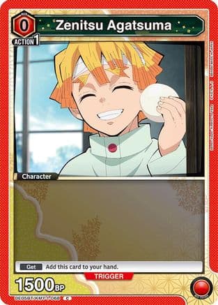 Zenitsu Agatsuma (068) (Box Topper Foil) — UE05BT: Demon Slayer: Kimetsu no Yaiba