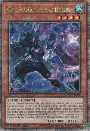 Evil HERO Toxic Bubble (Quarter Century Secret Rare) — Supreme Darkness
