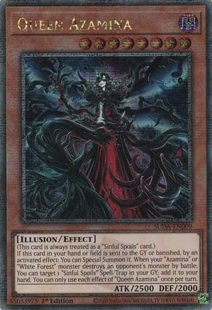 Queen Azamina (Quarter Century Secret Rare) — Supreme Darkness