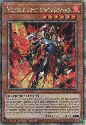 Metalflame Swordsman (Quarter Century Secret Rare) — Supreme Darkness