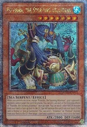 Poseidra, the Storming Atlantean (Quarter Century Secret Rare) — Supreme Darkness