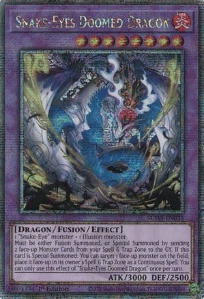 Snake-Eyes Doomed Dragon (Quarter Century Secret Rare) — Supreme Darkness