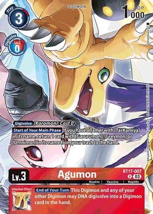Agumon (Omnimon Binder Set) — Secret Crisis