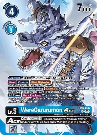 WereGarurumon ACE (Omnimon Binder Set) — Exceed Apocalypse