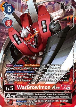 WarGrowlmon ACE (Alternate Art) — Release Special Booster 2.5