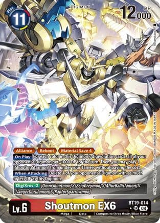 Shoutmon EX6 (Alternate Art) — Release Special Booster 2.5