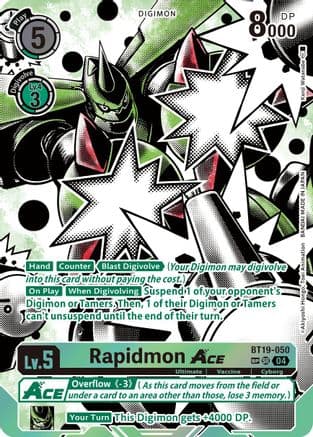 Rapidmon ACE (Textured) — Release Special Booster 2.5
