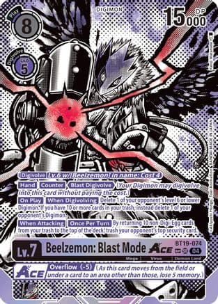 Beelzemon: Blast Mode ACE (Textured) — Release Special Booster 2.5