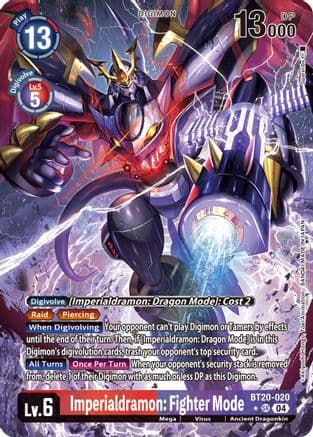 Imperialdramon: Fighter Mode (Alternate Art) — Release Special Booster 2.5