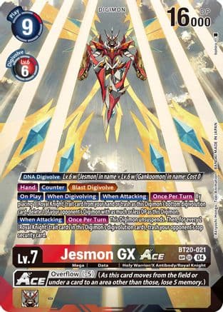 Jesmon GX ACE (Textured) — Release Special Booster 2.5