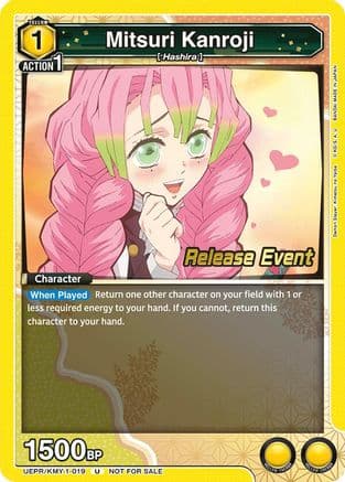 Mitsuri Kanroji (019) — UE05BT: Demon Slayer: Kimetsu no Yaiba Release Event Cards