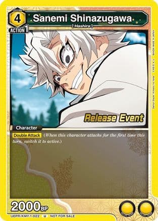 Sanemi Shinazugawa (022) — UE05BT: Demon Slayer: Kimetsu no Yaiba Release Event Cards