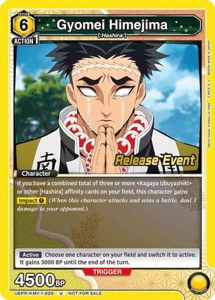 Gyomei Himejima (026) — UE05BT: Demon Slayer: Kimetsu no Yaiba Release Event Cards