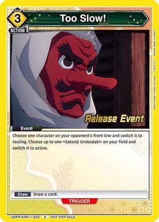 Too Slow! — UE05BT: Demon Slayer: Kimetsu no Yaiba Release Event Cards