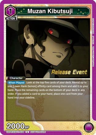 Muzan Kibutsuji (034) — UE05BT: Demon Slayer: Kimetsu no Yaiba Release Event Cards