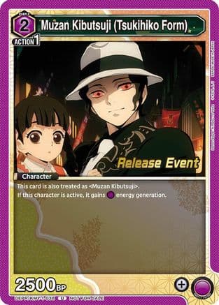 Muzan Kibutsuji (Tsukihiko Form) — UE05BT: Demon Slayer: Kimetsu no Yaiba Release Event Cards