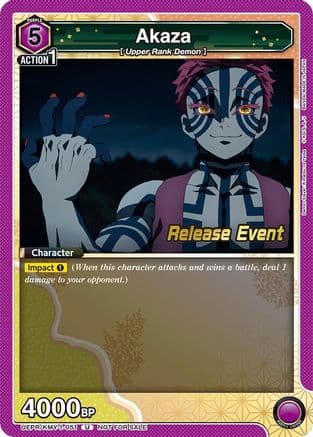 Akaza (051) — UE05BT: Demon Slayer: Kimetsu no Yaiba Release Event Cards