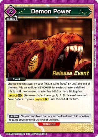 Demon Power — UE05BT: Demon Slayer: Kimetsu no Yaiba Release Event Cards