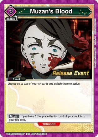 Muzan's Blood — Union Arena card