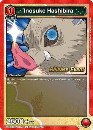 Inosuke Hashibira (077) — UE05BT: Demon Slayer: Kimetsu no Yaiba Release Event Cards