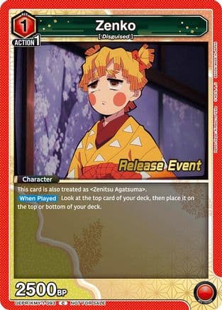 Zenko — UE05BT: Demon Slayer: Kimetsu no Yaiba Release Event Cards