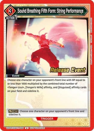 Sound Breathing Fifth Form: String Performance — UE05BT: Demon Slayer: Kimetsu no Yaiba Release Event Cards