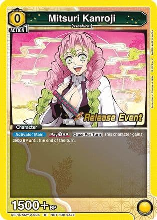Mitsuri Kanroji (004) — UE05BT: Demon Slayer: Kimetsu no Yaiba Release Event Cards