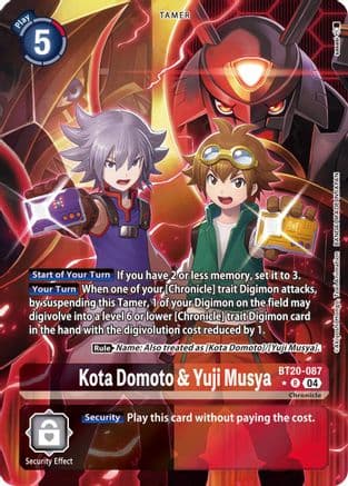 Kota Domoto & Yuji Musya (Alternate Art) — Release Special Booster 2.5