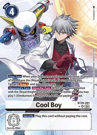 Cool Boy (Alternate Art) — Release Special Booster 2.5