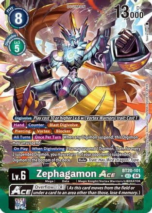 Zephagamon ACE (Alternate Art) — Release Special Booster 2.5