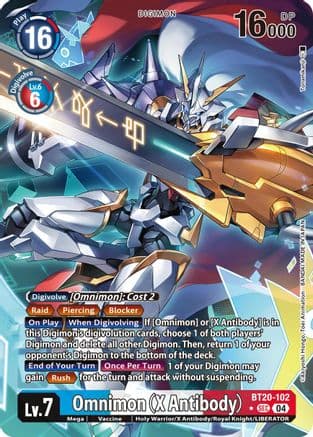 Omnimon (X Antibody) (Alternate Art) — Release Special Booster 2.5