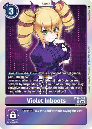 Violet Inboots - BT20-088 — Release Special Booster 2.5