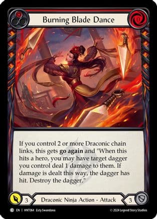 Burning Blade Dance (Red) — The Hunted