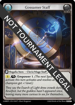 Gossamer Staff — Mortal Ambition Draft Pack